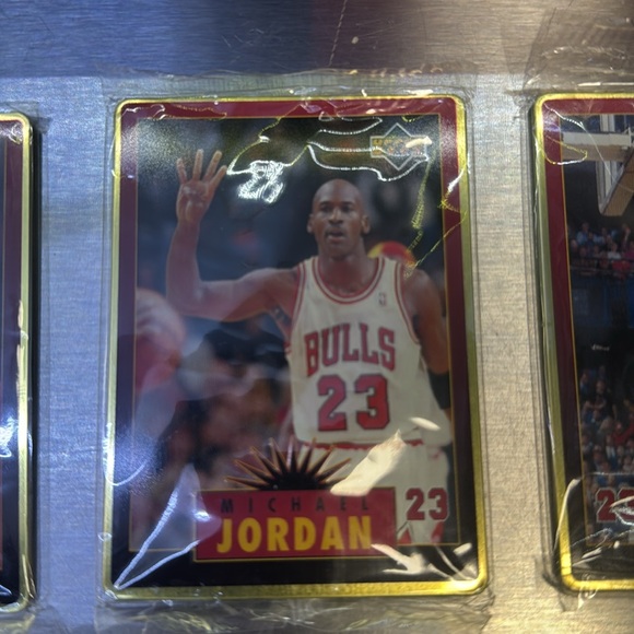 Michael Jordan 5 All Metal Collector Cards - Picture 5 of 11